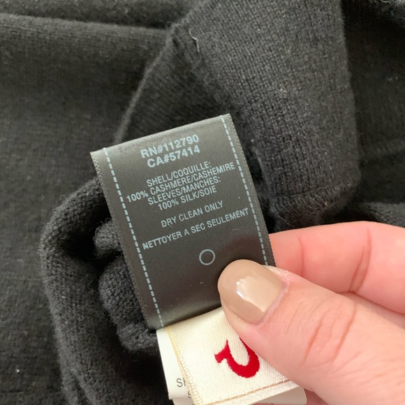 True religion cashmere top sz L - Picture 6 of 6